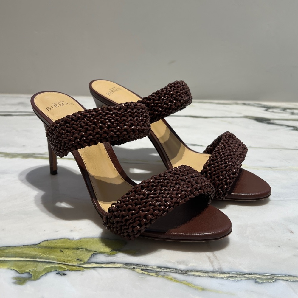 Alexandre Birman - Alessia knitted leather sandal size 39.5